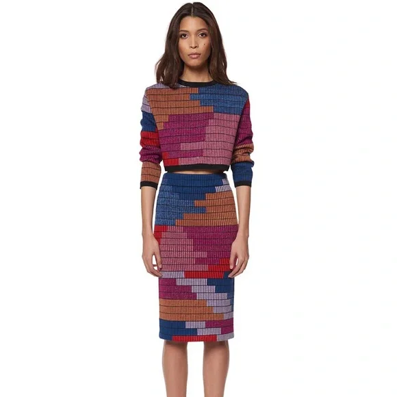 Mara Hoffman Radial Sweater Cropped Knit sz S - Picture 2 of 8